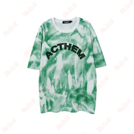 green top with short sleeves
